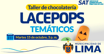 Taller presencial gratis "Lacepops temáticos" del SAT