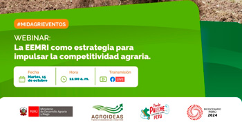 Webinar online "La EEMRI como estrategia para impulsar la competitividad agraria" de AGROIDEAS