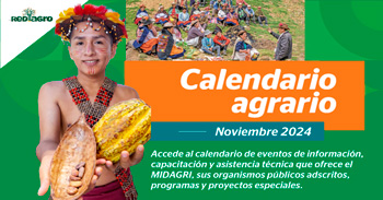 Calendario de eventos agrarios de capacitación y asistencia técnica del MIDAGRI