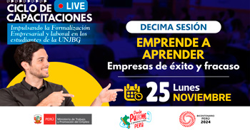  Capacitación online gratis  Aprende a emprender “Empresas de éxito y fracaso