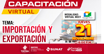 Capacitación online gratis "Exportación e importación: oportunidades para tu negocio" 