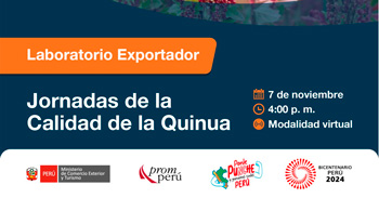 Capacitación online "Jornadas de la Calidad de la Quinua" de PromPerú