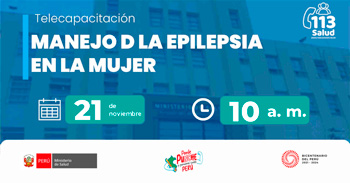 Capacitación online " Manejo de la Epilepsia en la Mujer " del MINSA