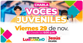 Charla presencial "Voces Juveniles: Segundo Diálogo Juvenil" 