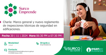 Charla online gratis "Marco general y nuevo reglamento de inspecciones tecnicas de seguridad en edificaciones"