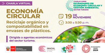 Charla online "Reciclaje orgánico y compostabilidad en envases plásticos"