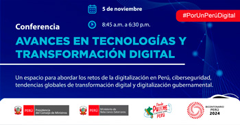 Conferencia online "Avances en Tecnologías y Transformación Digital" 