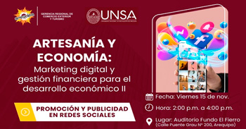 Curso presencial Artesanía y Economía: Marketing digital y gestión financiera para el desarrollo económico II