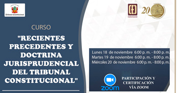 Curso online "Recientes precedentes y doctrina jurisprudencial del Tribunal Constitucional" del CEC