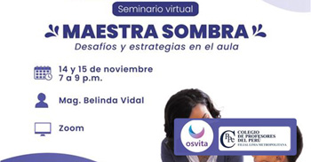 Seminario online gratis "Maestra sombra: desafíos y estrategias en el aula"