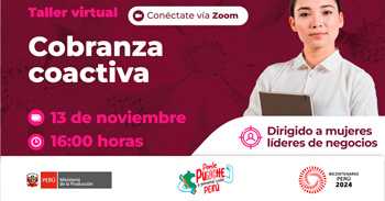 Taller  online "Cobranza coactiva" del PRODUCE