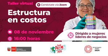 Taller  online "Estructura de costos" del PRODUCE