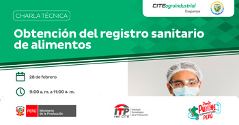   Capacitación presencial "Obtención del registro sanitario de alimentos" CITEagroindustrial Oxapampa