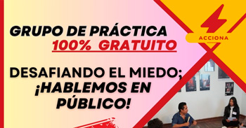  Evento online gratis "Grupo de Práctica Gratuito  Hablemos en Público! con Acciona" de H&F Investments