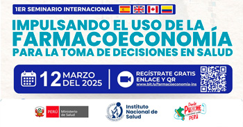  Seminario online gratis "Impulsando el uso de la Farmacoeconomía para la toma de decisiones en salud"