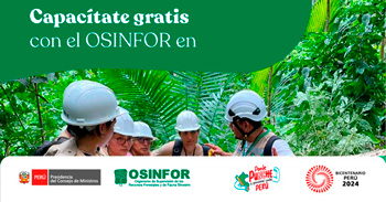 Talleres y cursos de capacitación presenciales del OSINFOR