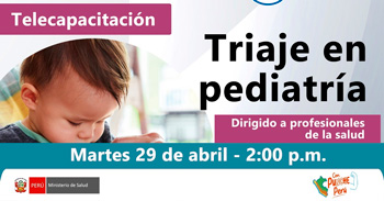 Capacitación online "Triaje en pediatría" del Hospital Nacional Cayetano Heredia
