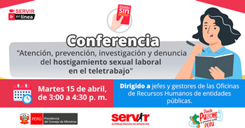 Conferencia online "Atención, prevención, investigación y denuncia del HSL en teletrabajo" 