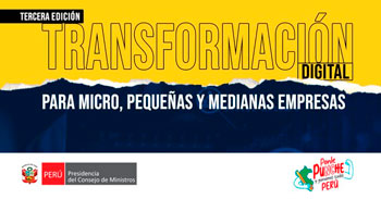  Curso online "Transformación digital para micro, pequeñas y medianas empresas" 