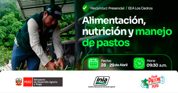 Evento presencial "Alimentación, nutrición y manejo de pastos"  del INIA