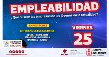 Foro de empleabilidad presencial "¿Qué buscan las empresas de los jóvenes en la actualidad?"