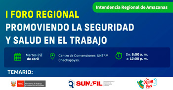 Foro presencial "Promoviendo la Seguridad y Salud en el Trabajo" de la Sunafil