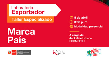 Taller presencial gratis "Marca País" de PromPerú