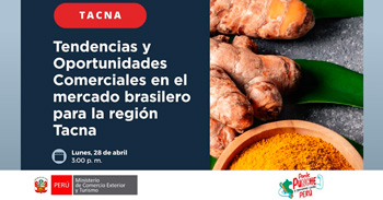 Taller presencial "Tendencias y oportunidades comerciales en el mercado brasilero para la región Tacna"