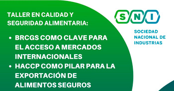 Taller online "Calidad y Seguridad Alimentaria" de la SNI