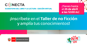 Talleres virtuales "Escritura Creativa"  del Ministerio de Cultura del Perú