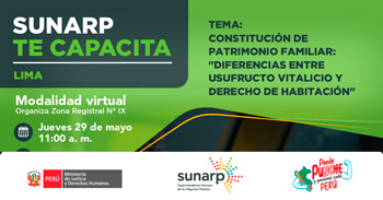  Capacitación online Constitución de patrimonio familiar: diferencias entre usufructo vitalicio y derecho de habitación