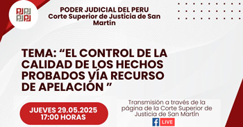  Capacitación online "El control de la calidad de los hechos probados vía recurso de apelación"