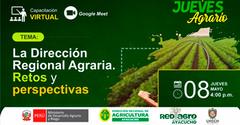 Capacitación online "La Dirección Regional Agraria: retos y perspectivas" 