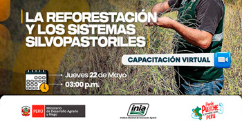  Capacitación online "La reforestación y los sistemas silvopastoriles" ,INIA