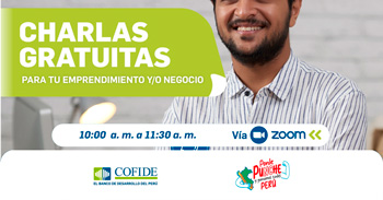  Charlas gratis online Empresariales de COFIDE