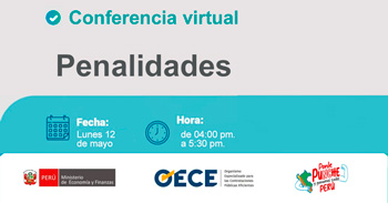 Conferencia virtual gratuita "⁠Penalidades" del OECE