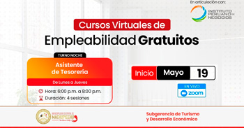 Curso online gratis "Asistente de tesorería" de la Municipalidad de Machupicchu