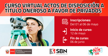 Curso online gratis certificado: "Actos de disposición a título oneroso a favor de privados"