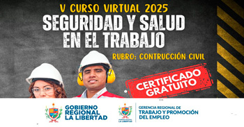 Curso online gratis "Seguridad y Salud en el Trabajo en el sector de Construcción Civil" 