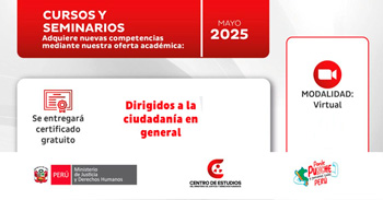 Cursos gratis online con certificado del Ministerio de Justicia