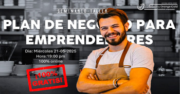  Seminario virtual "Plan de negocios para emprendedores" 