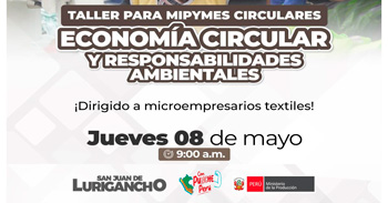 Taller para mipymes circulares "Economía circular y responsabilidades ambientales" 