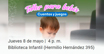 Taller presencial gratis "Cuentos y juegos" de la Municipalidad Distrital de San Isidro