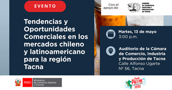 Taller presencial "Tendencias y oportunidades comerciales en los mercados chileno y latinoamericano"