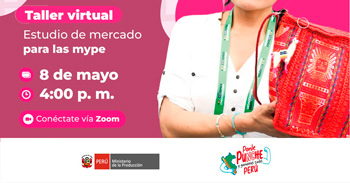 Taller online gratis "Estudio de mercado para las mype" del PRODUCE