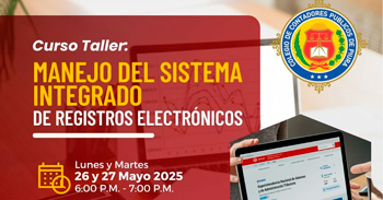  Taller online gratis  Manejo del sistema integrado de registros electrónicos del Colegio de Contadores Públicos de Piura