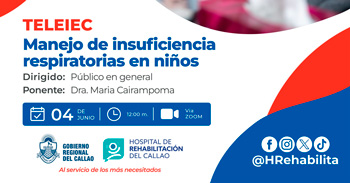  Capacitación virtual  Manejo de insuficiencia respiratorias en niños del Hospital de Rehabilitación del Callao