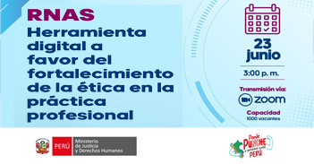 Charla online "RNAS: herramienta digital a favor del fortalecimiento de la ética en la práctica profesional" 