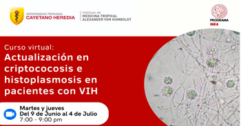  Curso online gratis Actualización en Criptococosis e Histoplasmosis en Pacientes con VIH – 2025