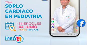  Evento online gratis "Soplo cardiaco en pediatría" del INSNSB